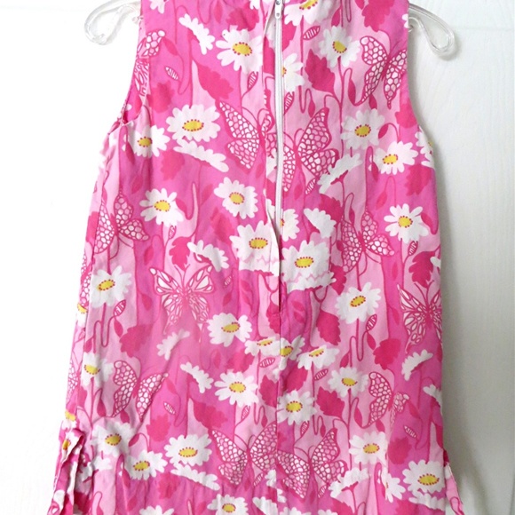 Lilly Pulitzer Vintage Daisy Butterfly Dress 4 - Picture 2 of 3